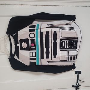 Star Wars R2D2 Long Sleeve Tshirt - Lucasfilms -Disney- Size S